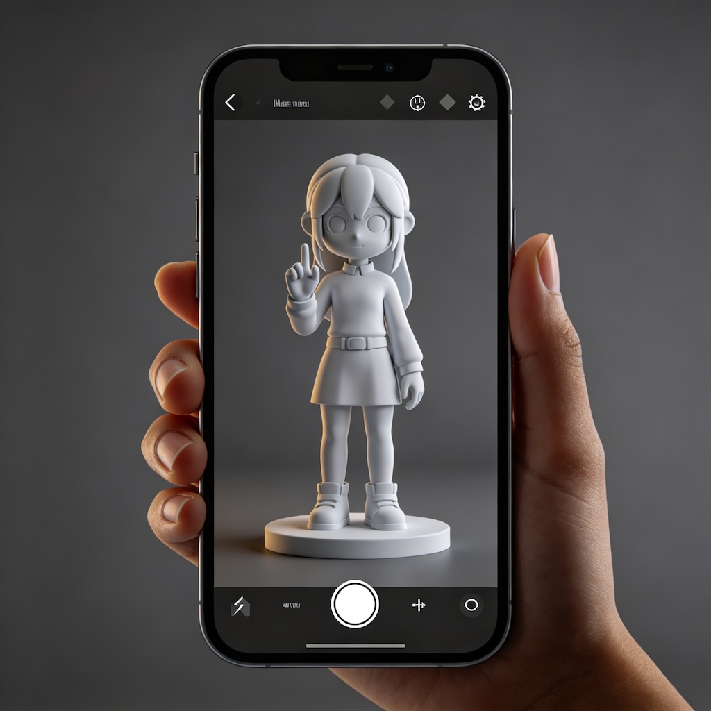 潮·幻匣 3D 手办转盘预览界面
